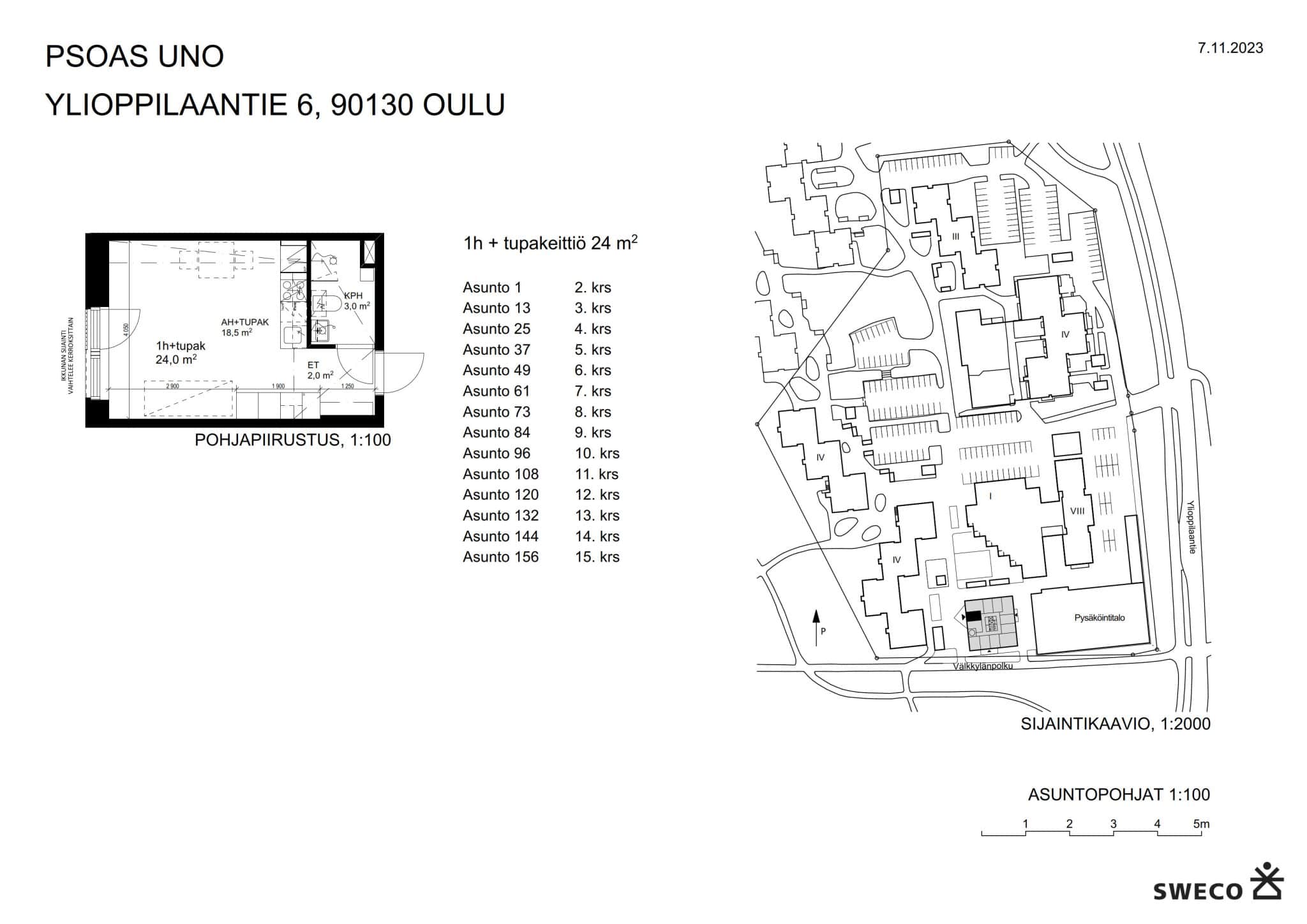Ylioppilaantie 6 As 142 PSOAS