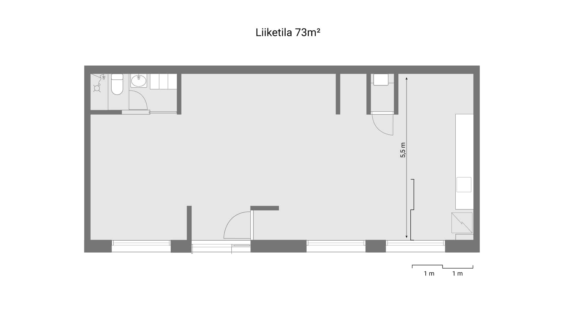Katutason Liiketila Ainolanpuiston rell PSOAS